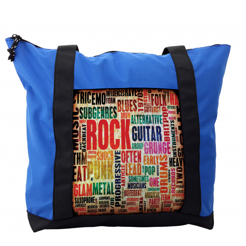 Music Rock 'n' Roll Poster Shoulder Bag