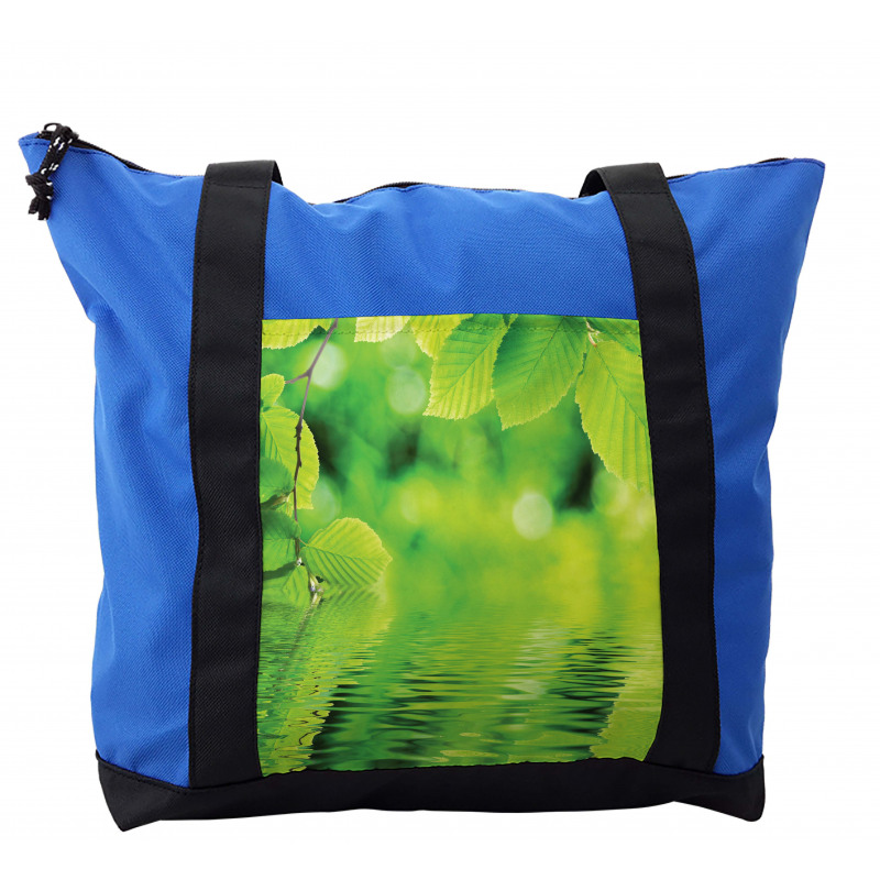Leaves and River Peace Shoulder Bag