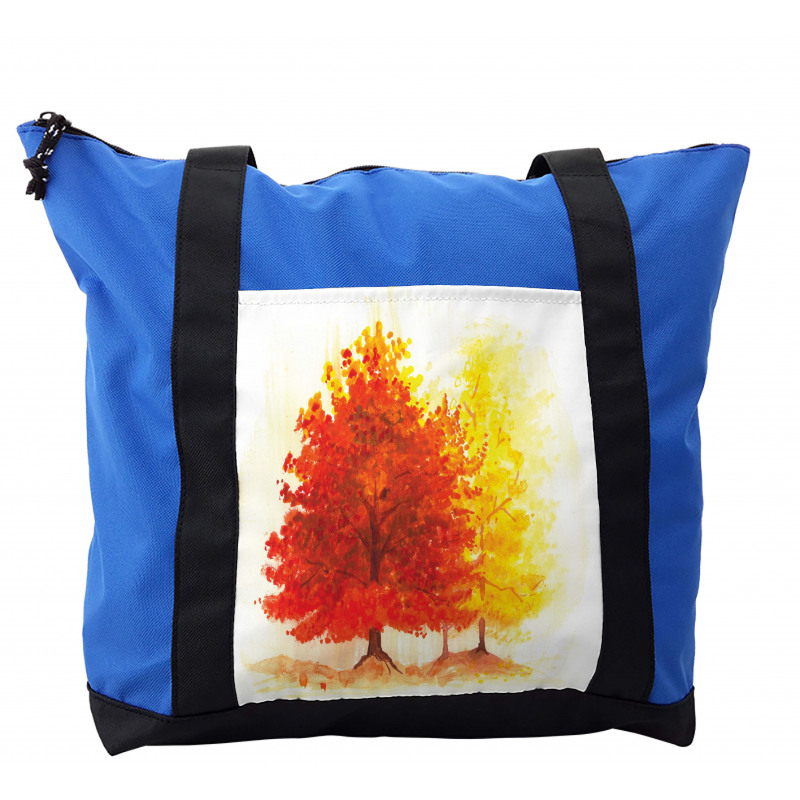 Fall Snowy Winter Pine Shoulder Bag