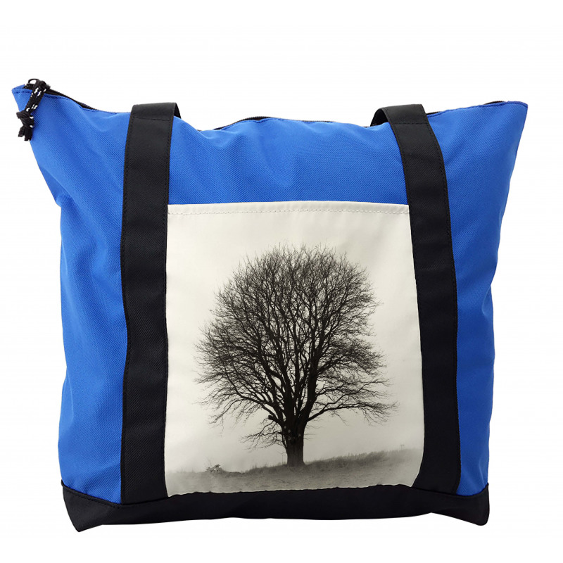 Fall Tree Monochrome Art Shoulder Bag