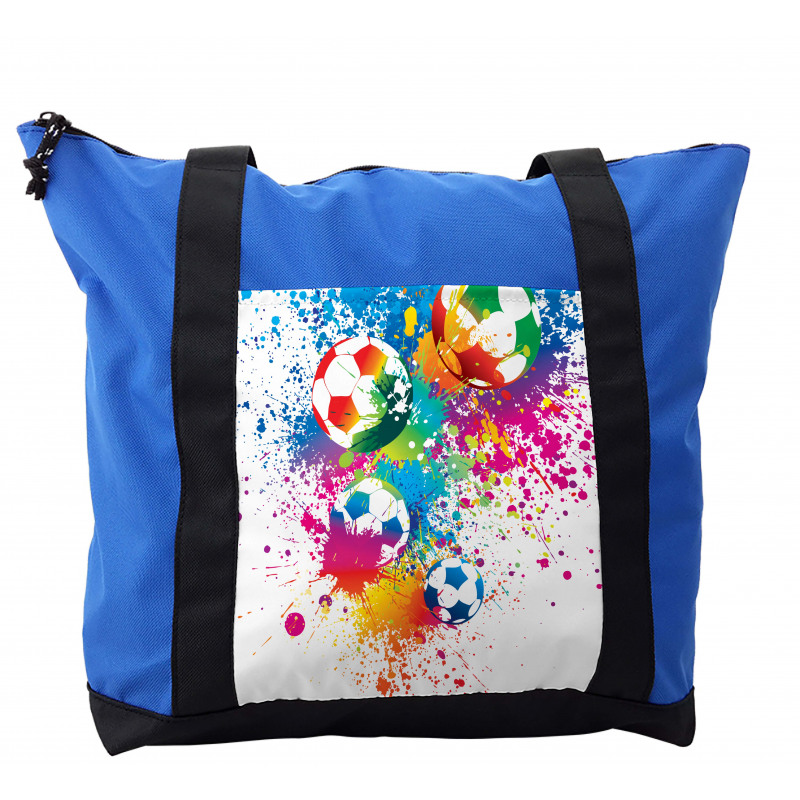 Colorful Splashes Balls Shoulder Bag