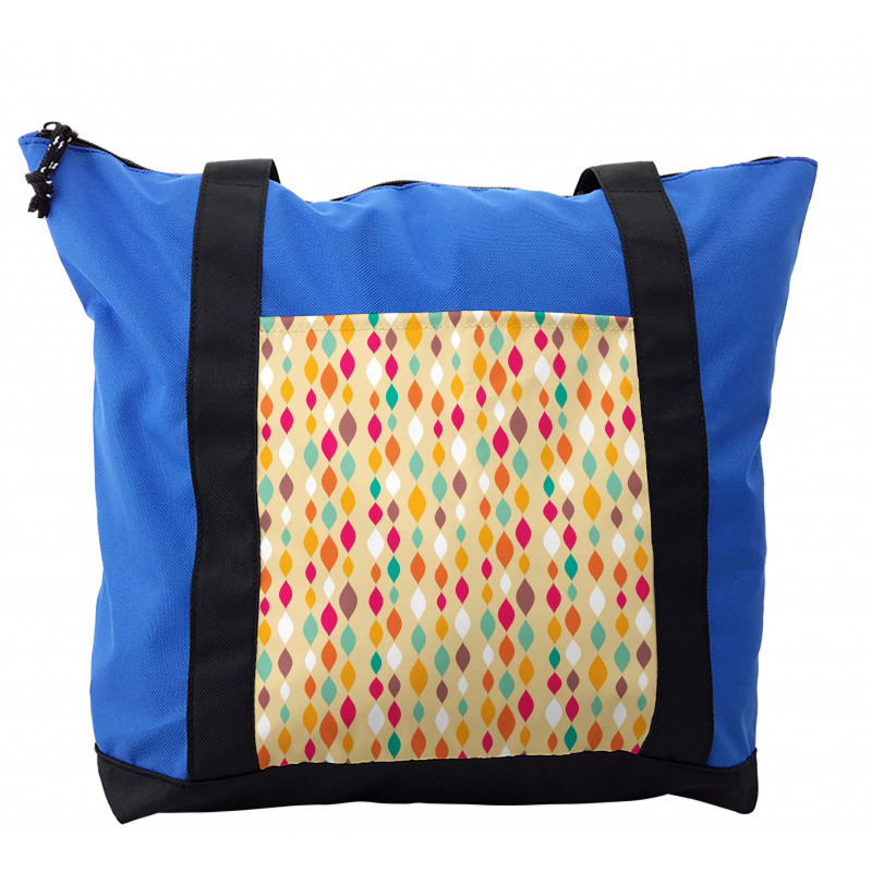 Retro Colorful Circles Shoulder Bag