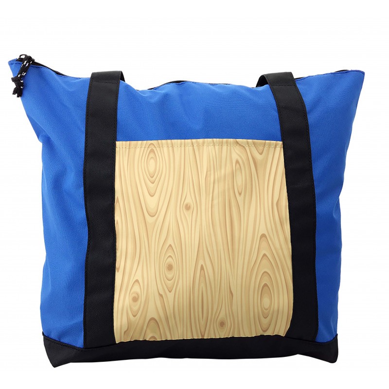 Wooden Texture Organic Shoulder Bag