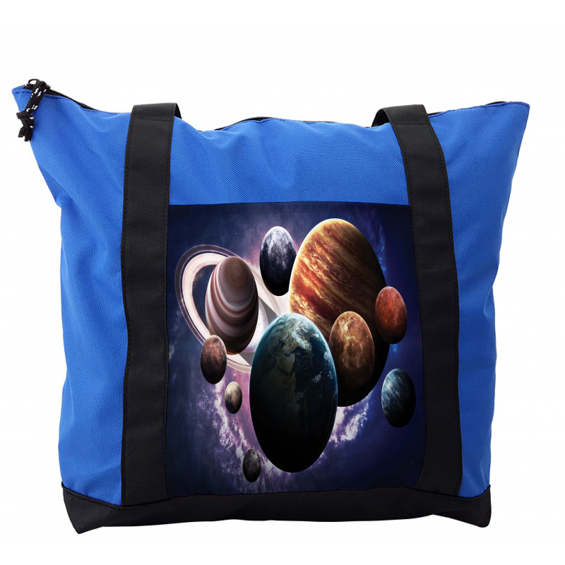 Milky Way Planets Space Shoulder Bag