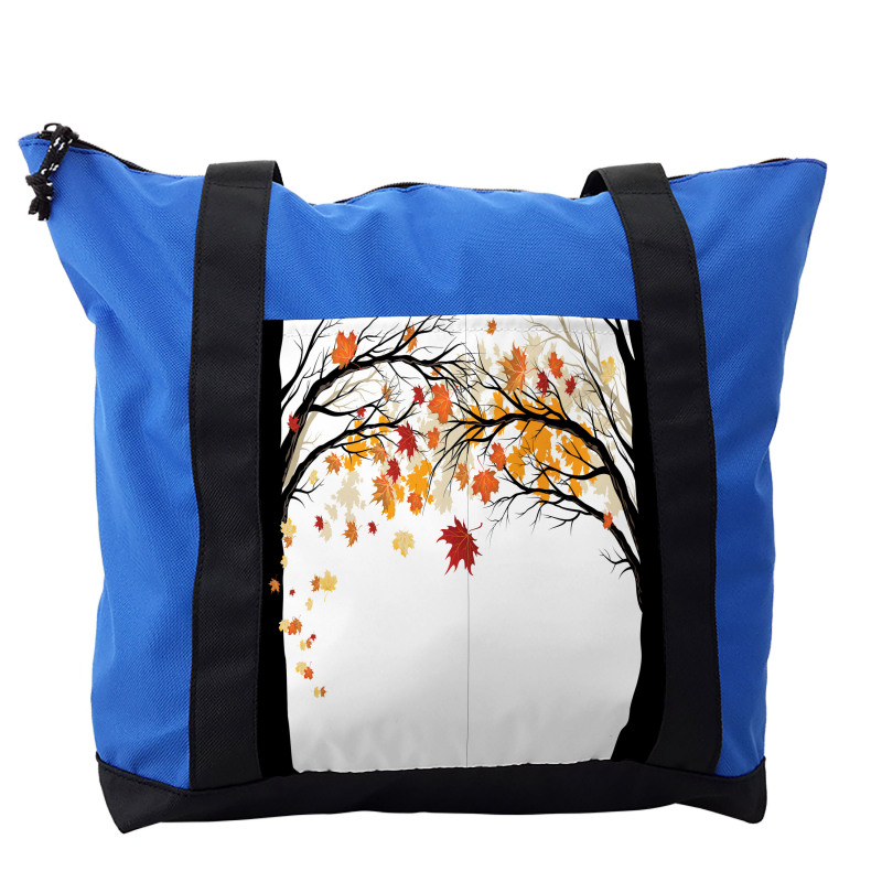 Trees with Dried Leaves Shoulder Bag