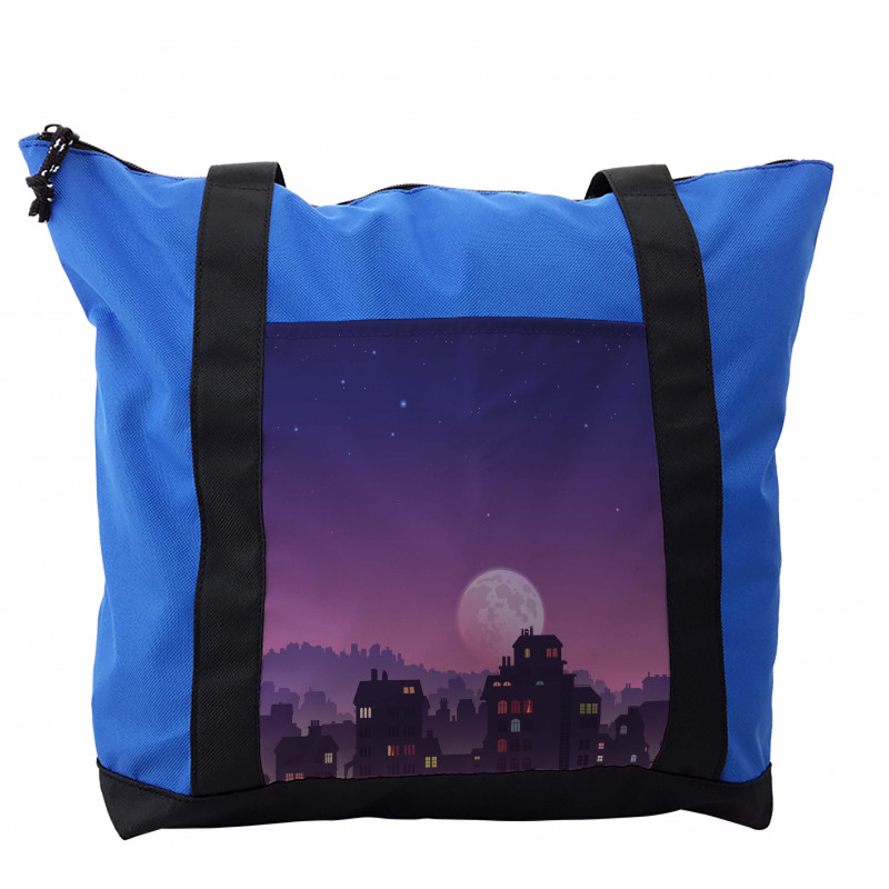 Moon Starry Night Sky Shoulder Bag