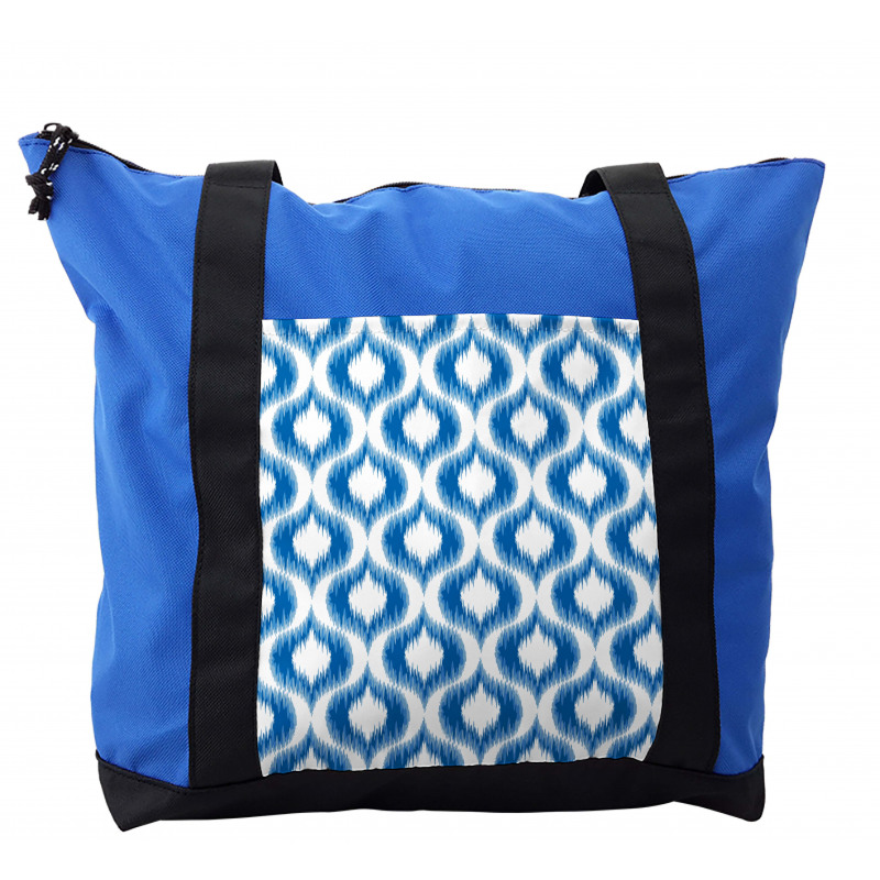 Blurry Damask Motifs Shoulder Bag