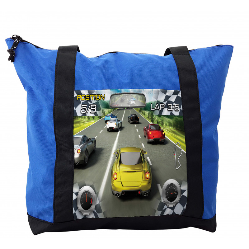 Sports Racing Theme Shoulder Bag