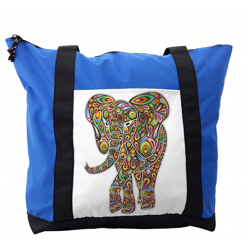 Boho Elephant Art Shoulder Bag