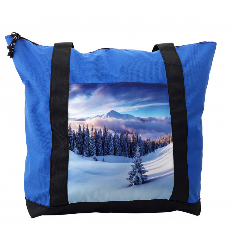 Mountain Peaks Snowy Shoulder Bag