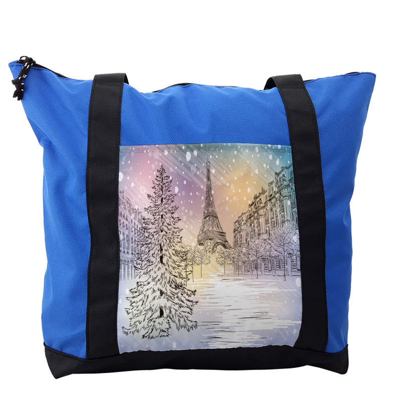 Winter Day at Paris Shoulder Bag