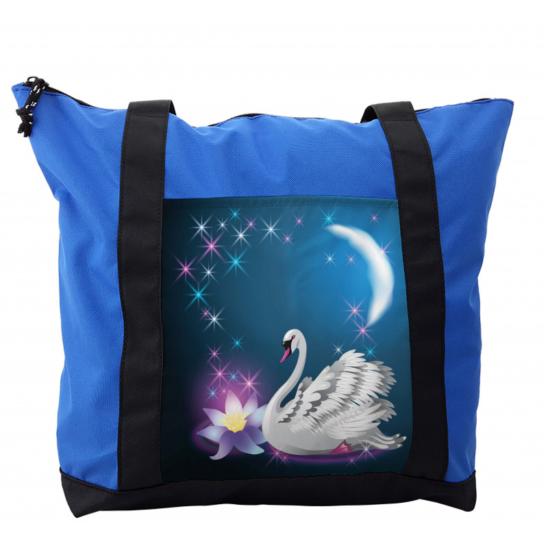 Magic Lily White Swan Shoulder Bag