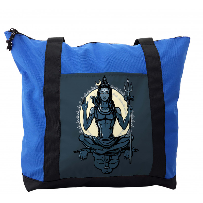 Yoga Lotus Asian Tiger Shoulder Bag