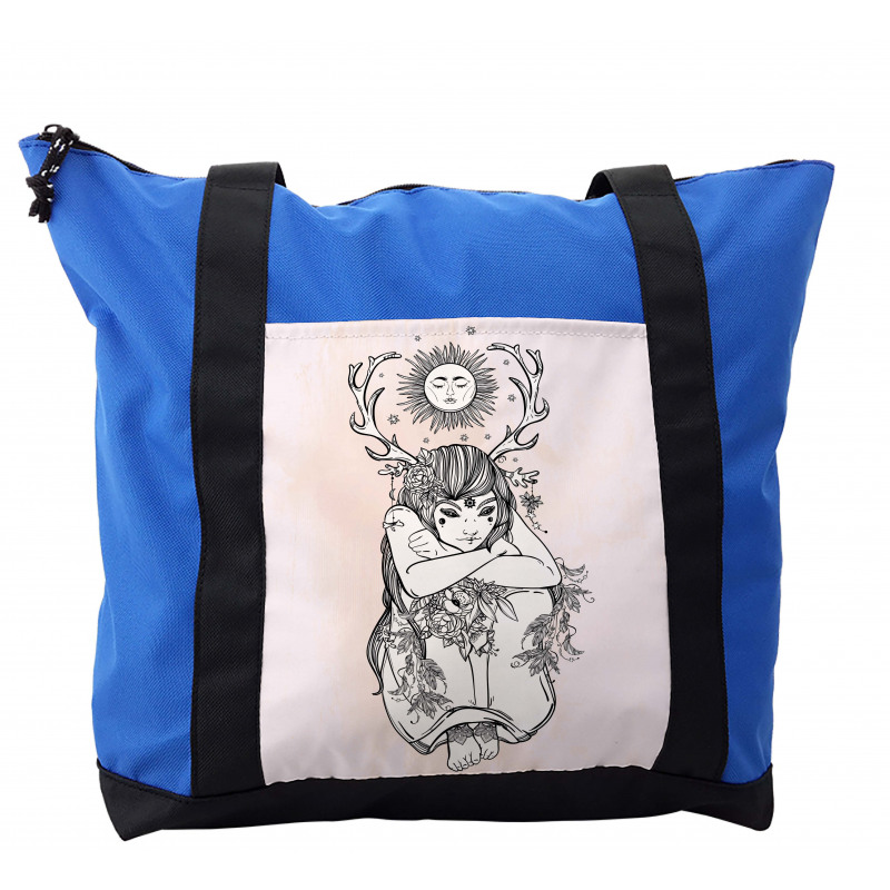 Occult Girl Under Sun Shoulder Bag