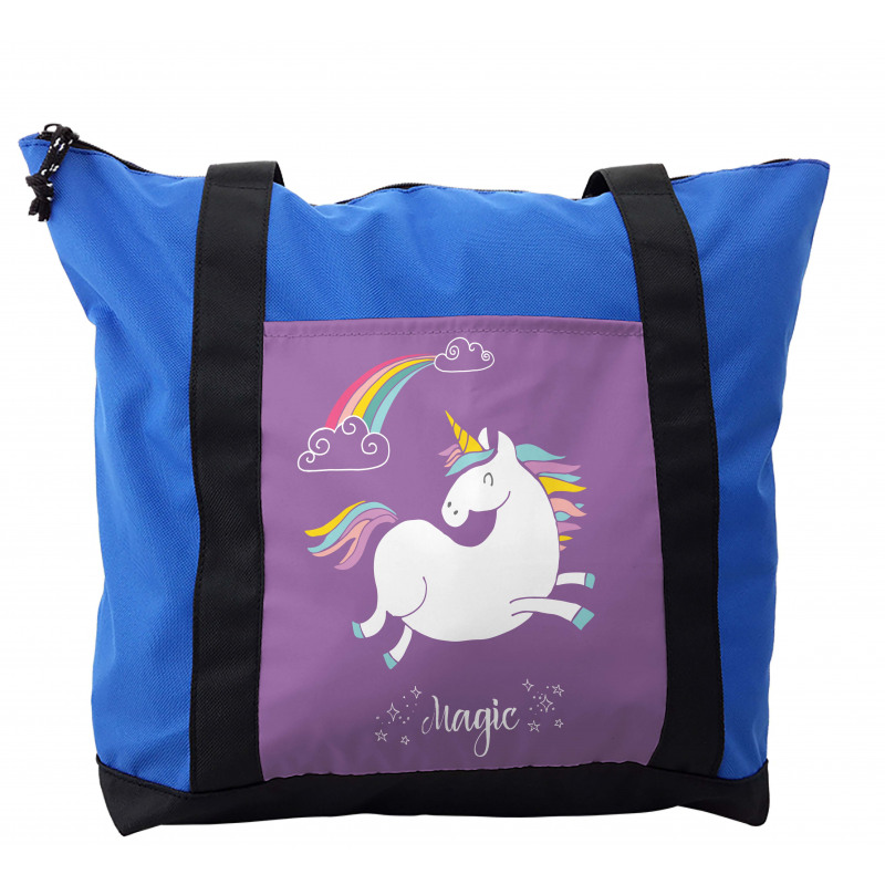 Purple Kids Rainbow Shoulder Bag