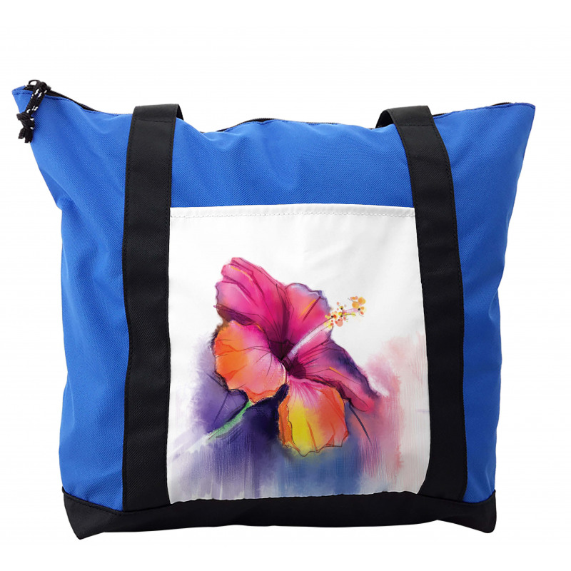 Hibiscus Flower Pastel Shoulder Bag