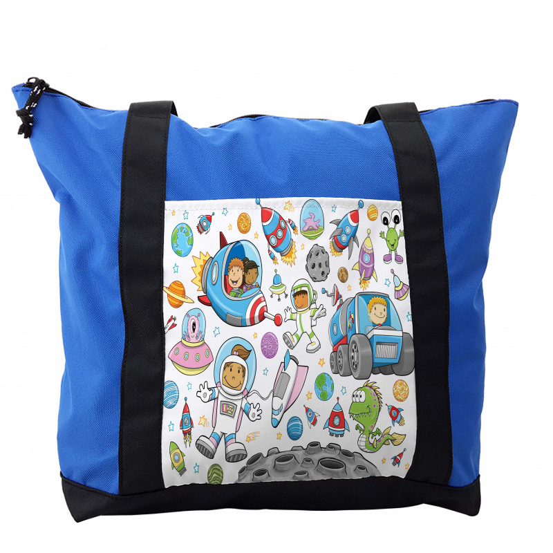 Space Kids Rocket Shoulder Bag