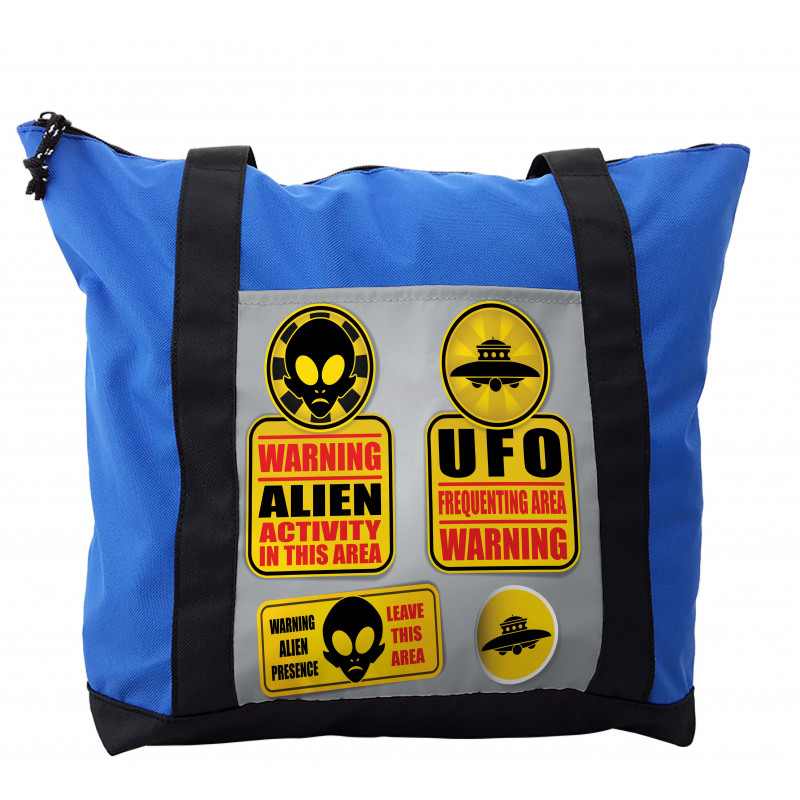 Warning Alien Danger Shoulder Bag