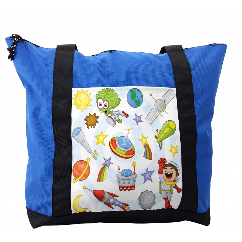 Kids Outer Space Earth Shoulder Bag