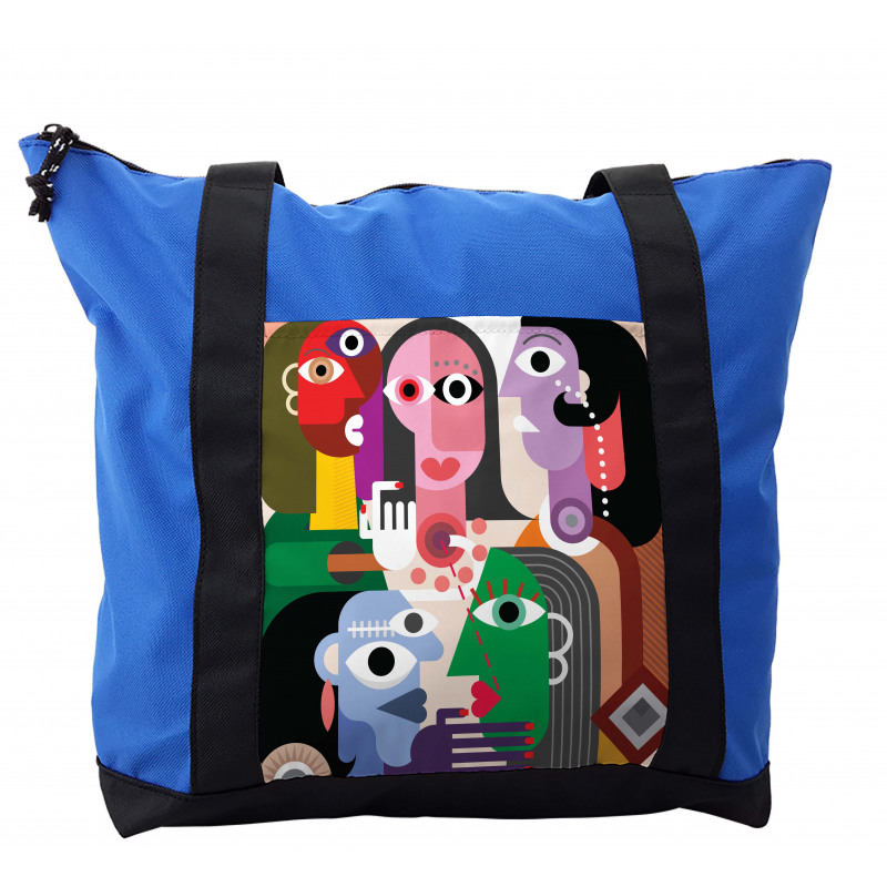 Modern Abstract Colorful Design Shoulder Bag