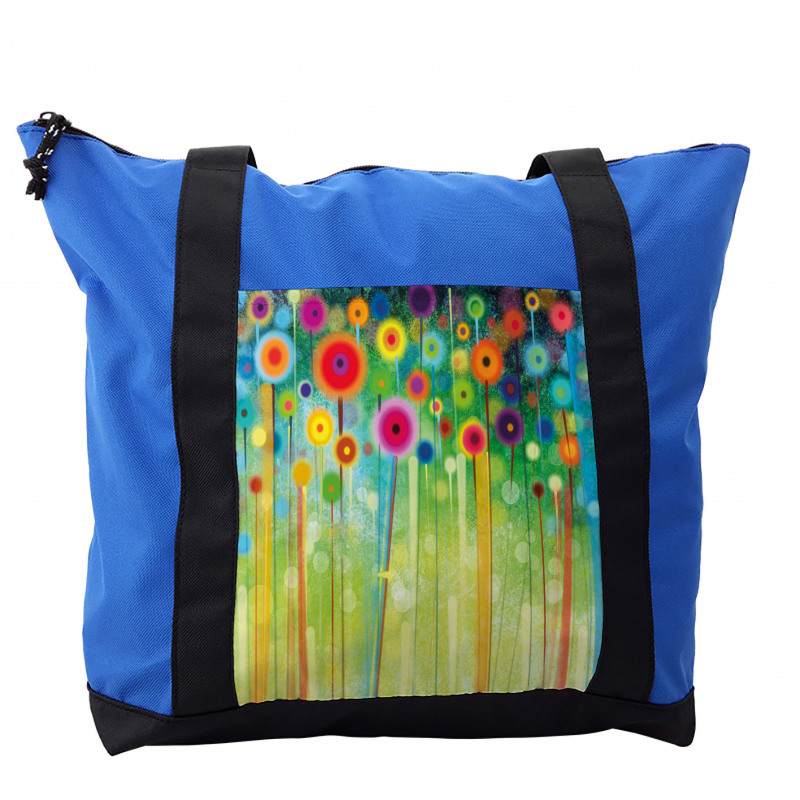 Abstract Art Dandelion Shoulder Bag
