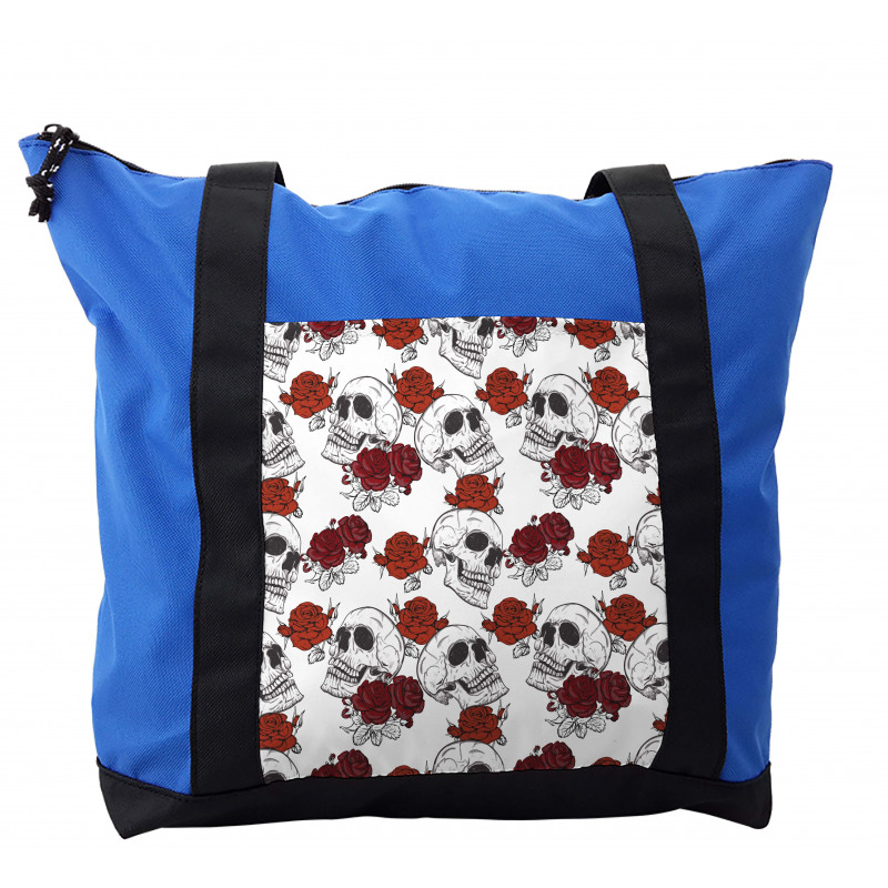 Roses Gothic Skull Shoulder Bag