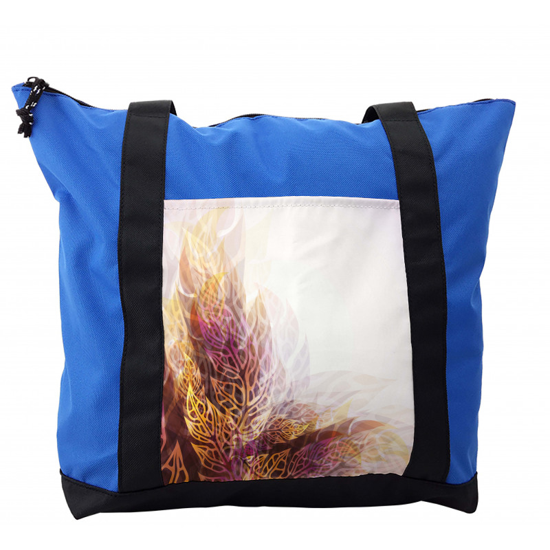 Floral Leaf Artwork Shoulder Bag
