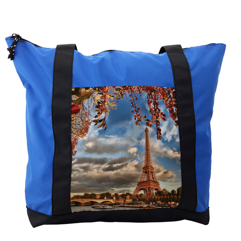 Beauty of Autumn Eiffel View Shoulder Bag