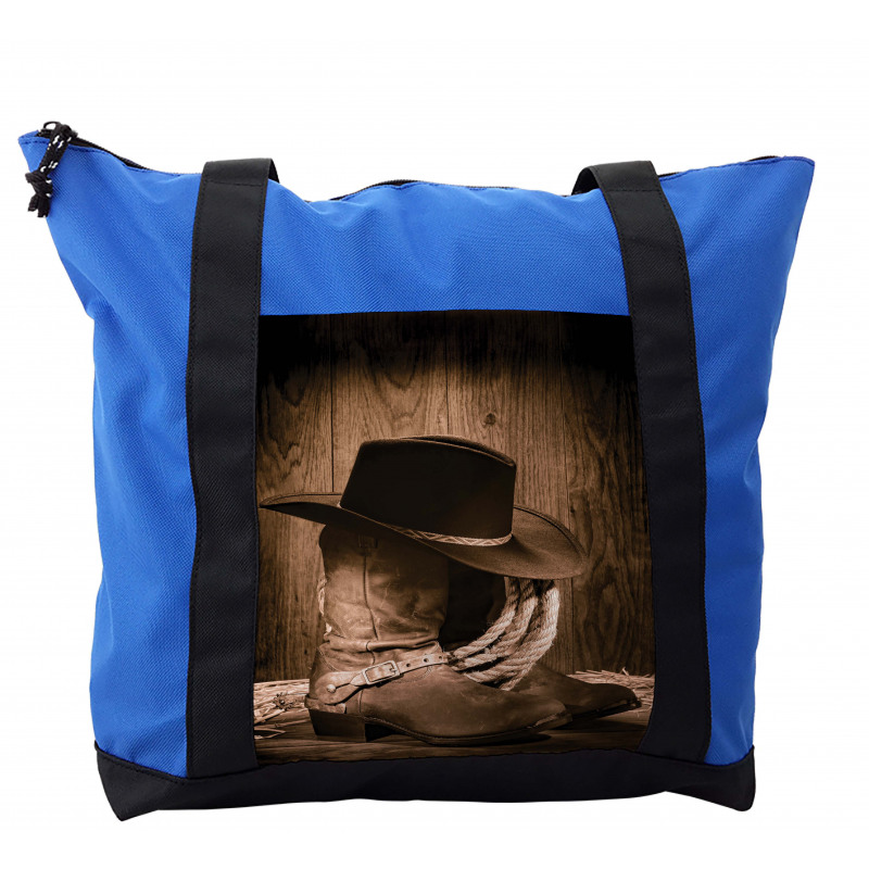 Wild Cowboy Hat Wooden Shoulder Bag