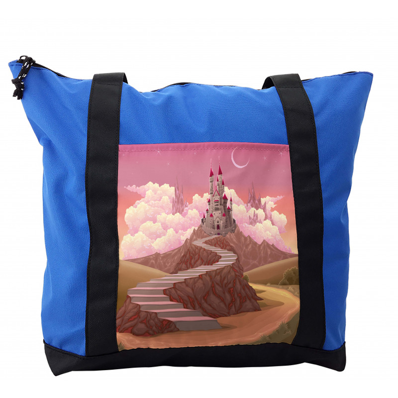 Hill Sunset Castle Shoulder Bag