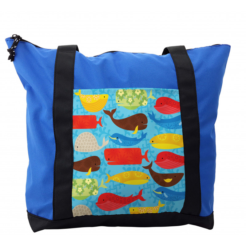 Deep Ocean Animals Shoulder Bag