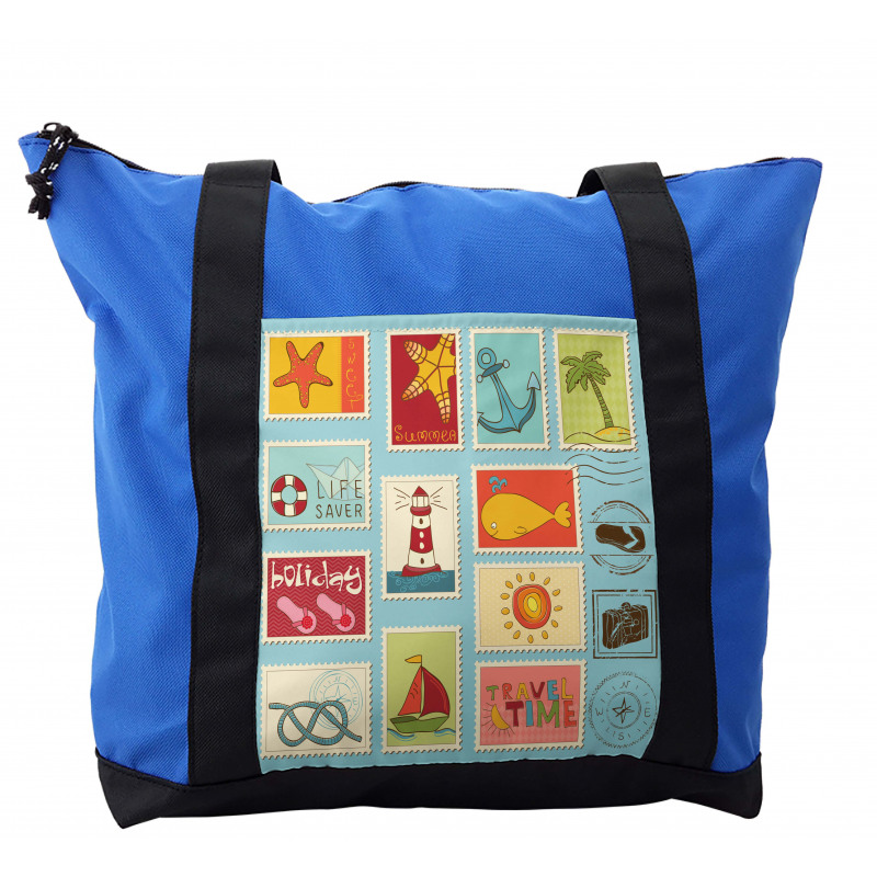 Nautical Theme Anchor Shoulder Bag
