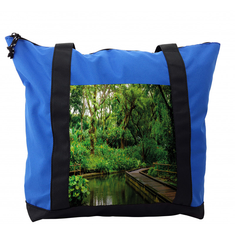 Wild Exotic Forest Pier Shoulder Bag