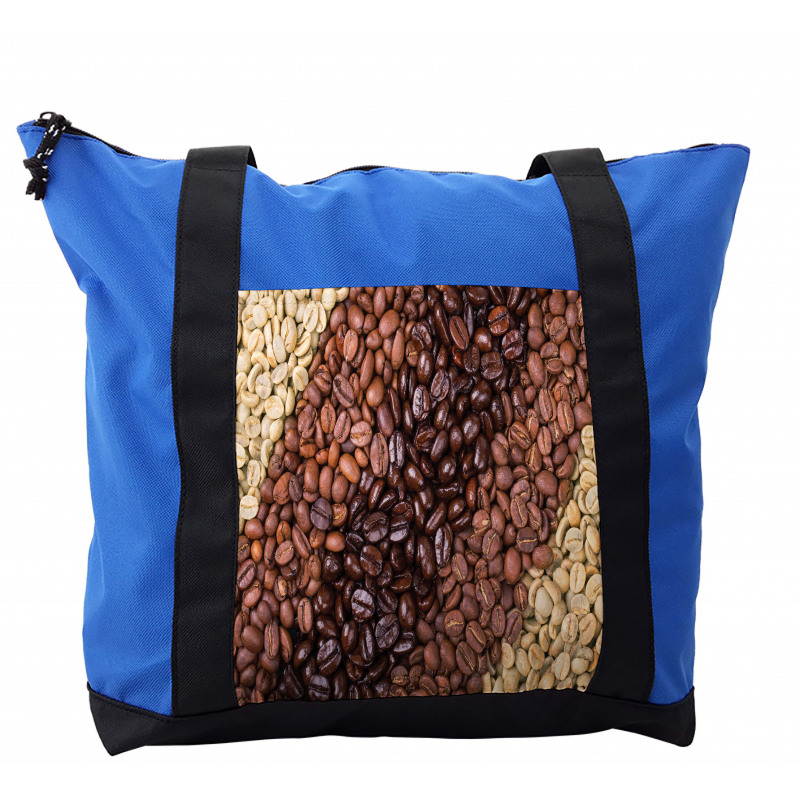 Coffee Beans Stripes Shoulder Bag