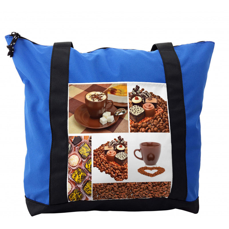 Sweets and Coffee Beans Shoulder Bag