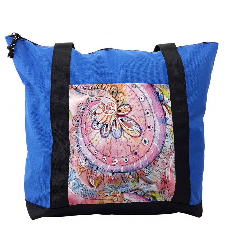 Watercolor Effects Art Shoulder Bag