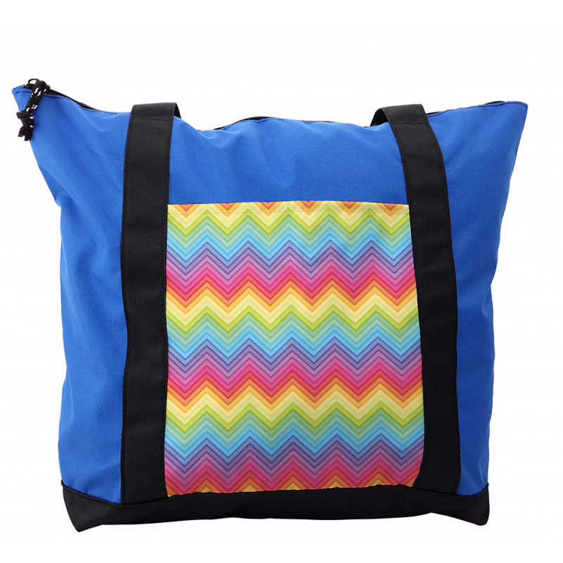 Colorful Vivid Chevron Shoulder Bag