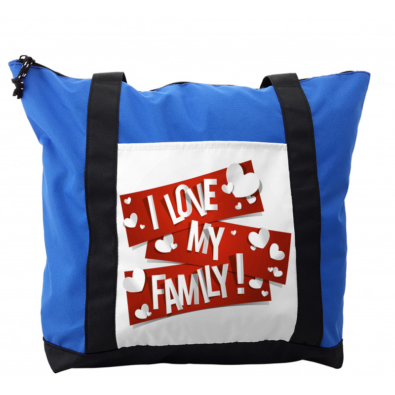 Family Love Heart Shoulder Bag