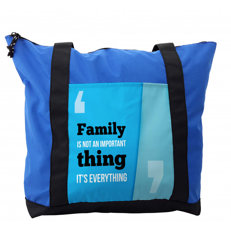 Family Writing Shoulder Bag