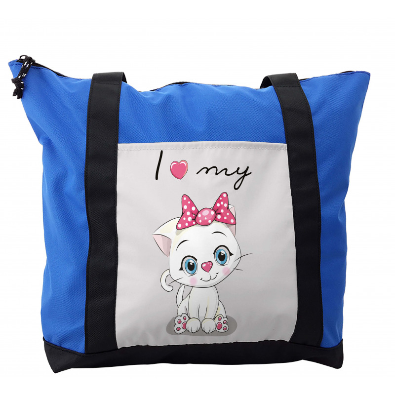 Cartoon Cat Pet Shoulder Bag