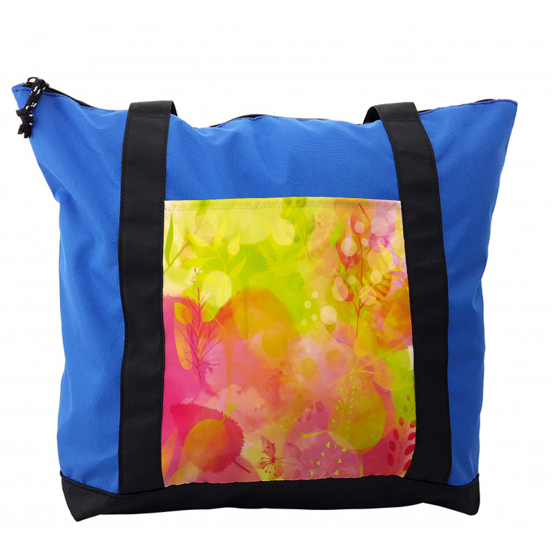 Spring Yard Watercolors Shoulder Bag