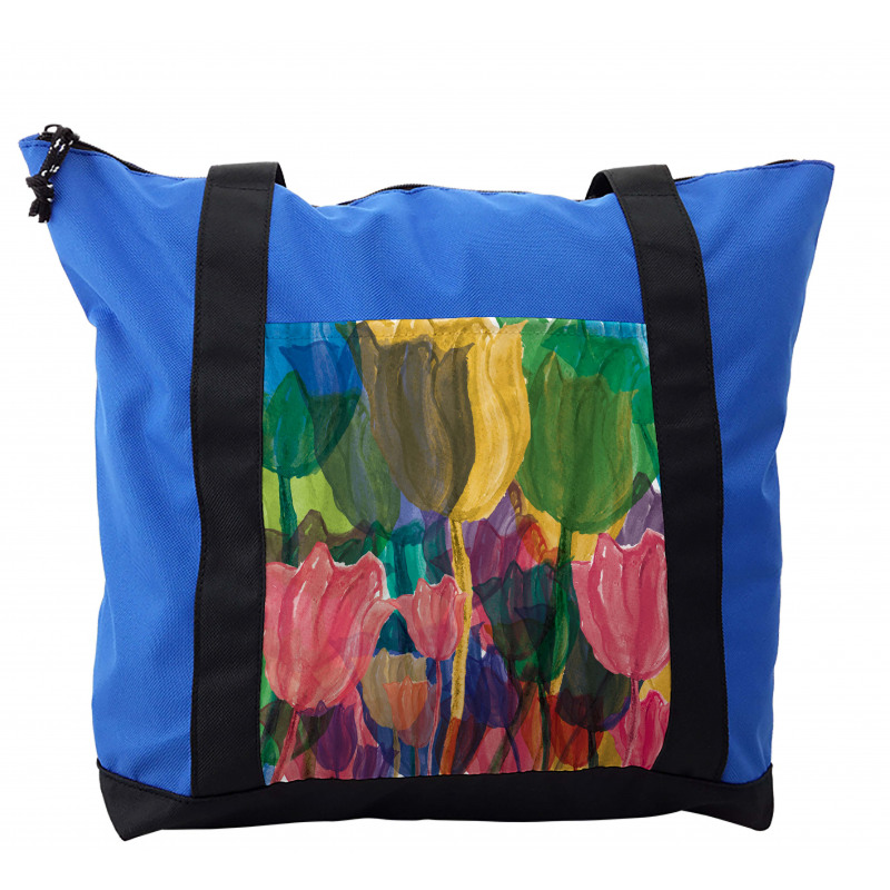 Watercolor Garden Art Shoulder Bag