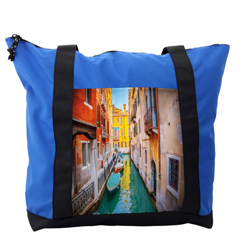 Vibrant Canal Gondolas Shoulder Bag