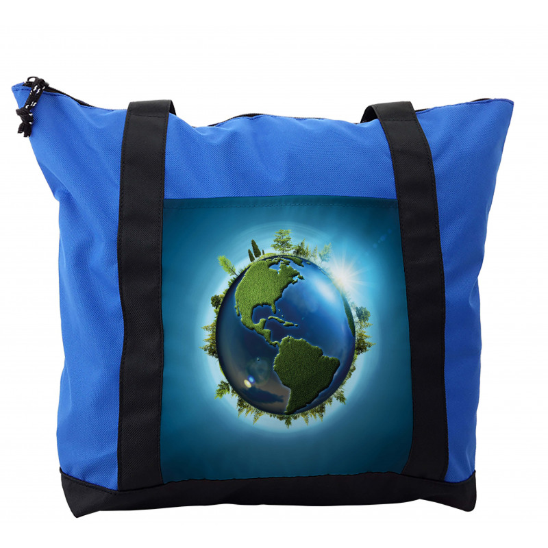 Blue Seas Fresh Continent Shoulder Bag