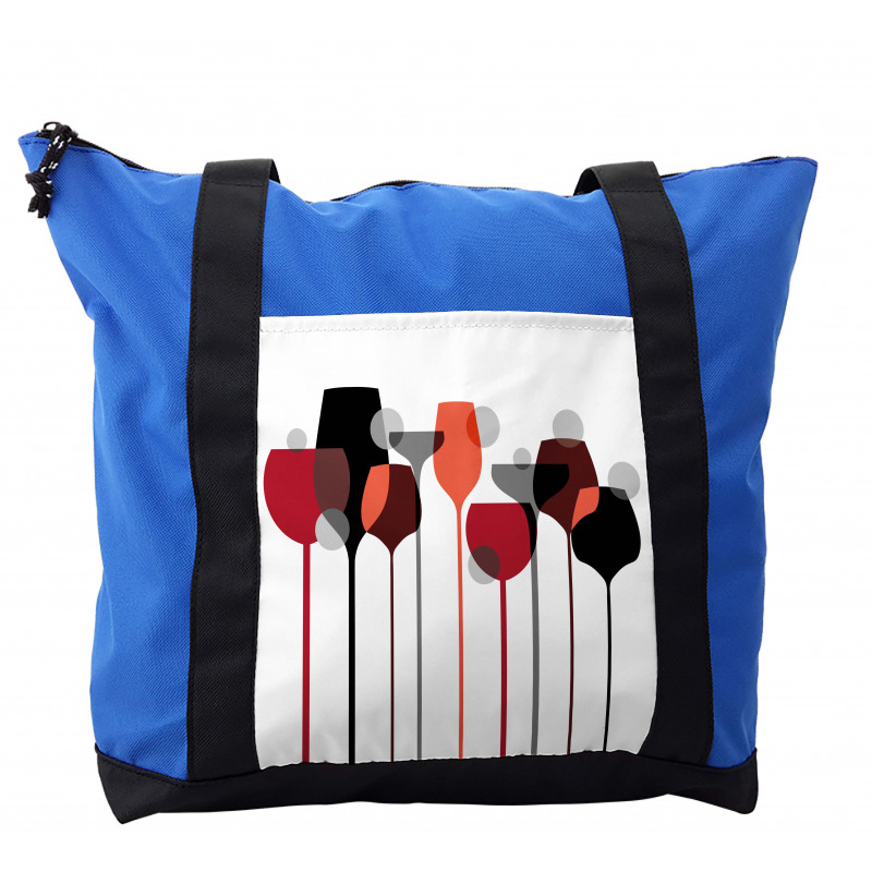 Abstract Glasses Shoulder Bag