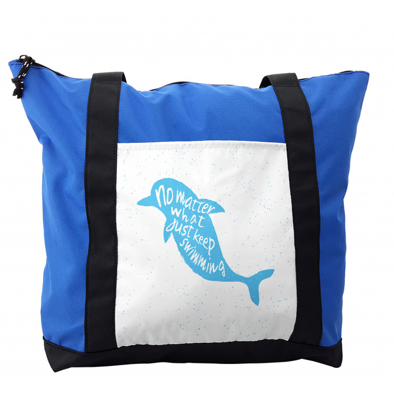 Hand Drawn Sea Mammal Shoulder Bag