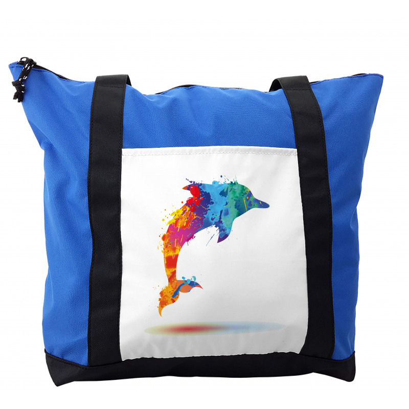Vibrant Ocean Mammal Shoulder Bag