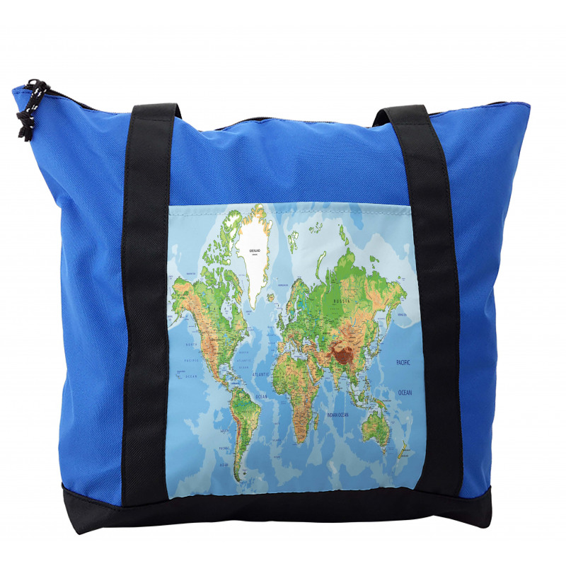 Topographic Education Shoulder Bag