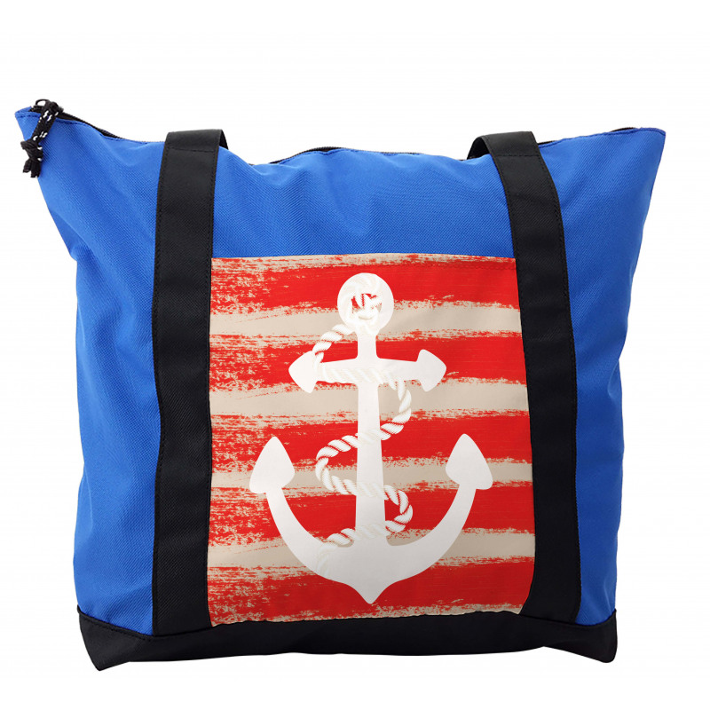 Rope Stripes Nautical Shoulder Bag