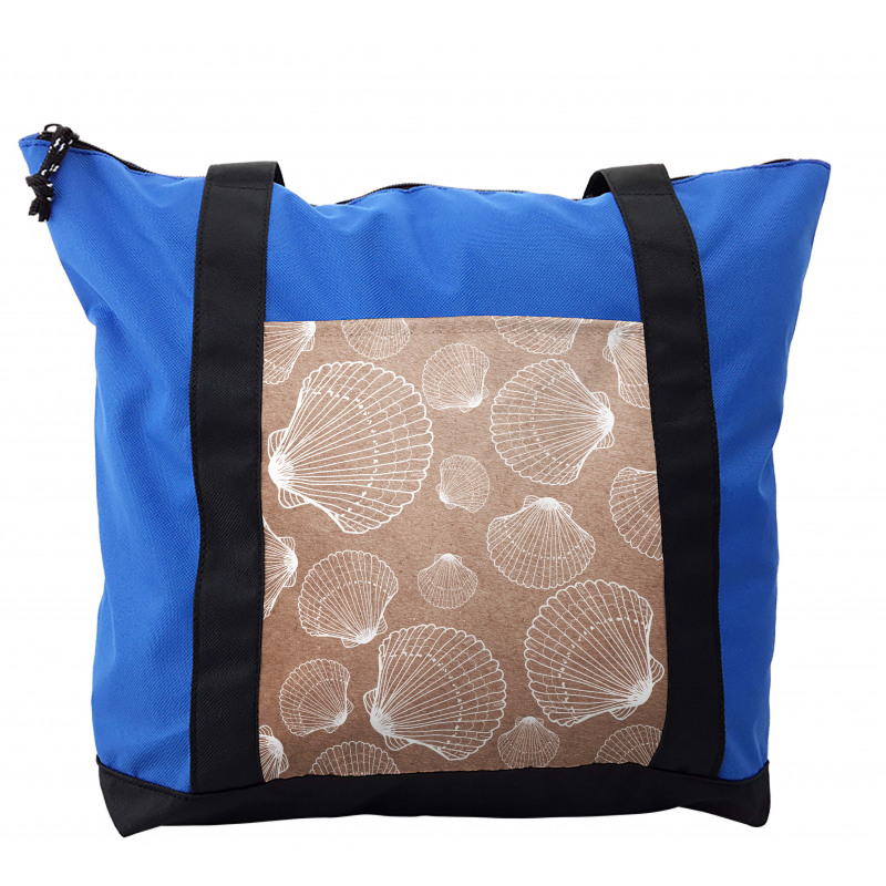 Hand Drawn Shells Shoulder Bag